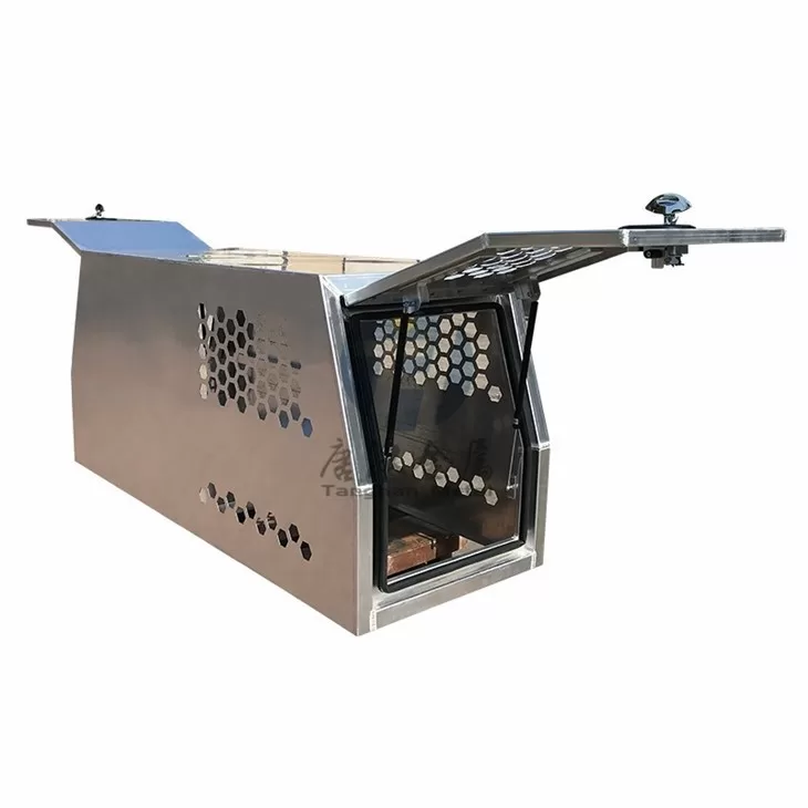 Flat Alloy Ute Dog Box With Toolbox