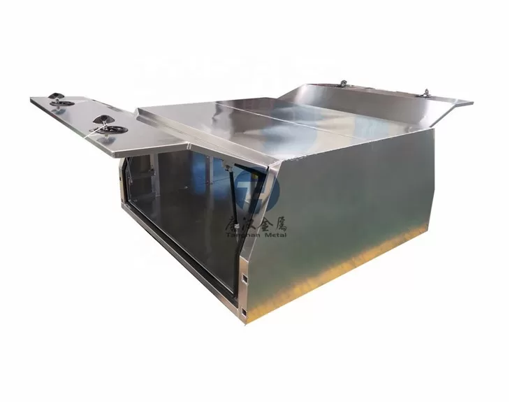 Ute Canopy Camping Setup