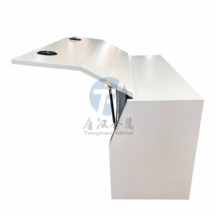 White Full Opening Side Tool Box With Adjustable Shelf