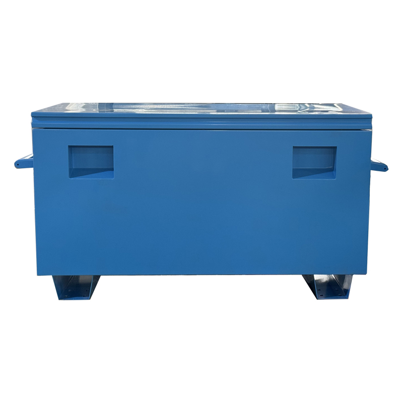 Custom color steel toolbox job site box