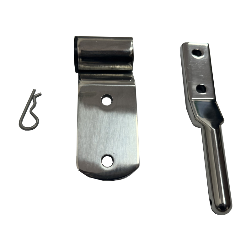 Stainless steel hinge for rear board and side board