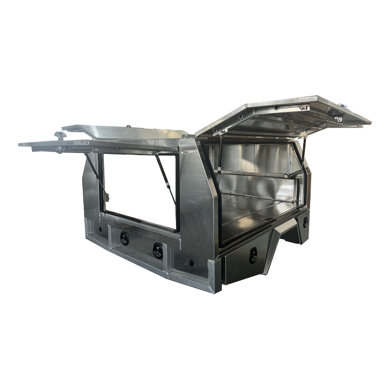 Custom Aluminum Service Body with Flush Floor